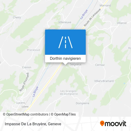 Impasse De La Bruyère Karte