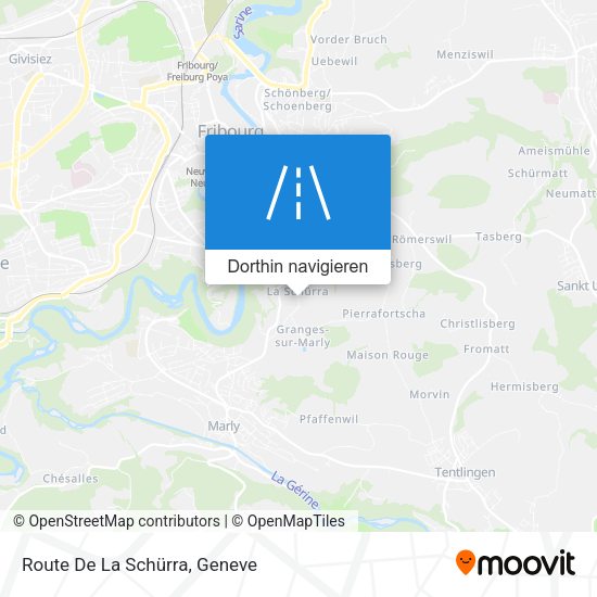Route De La Schürra Karte