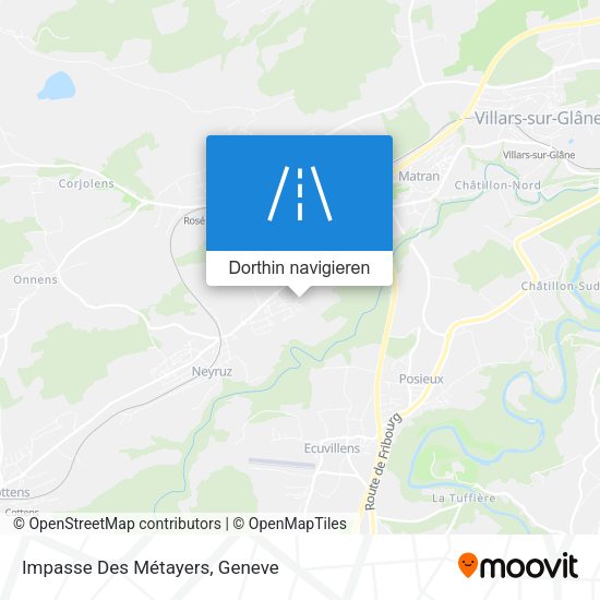 Impasse Des Métayers Karte