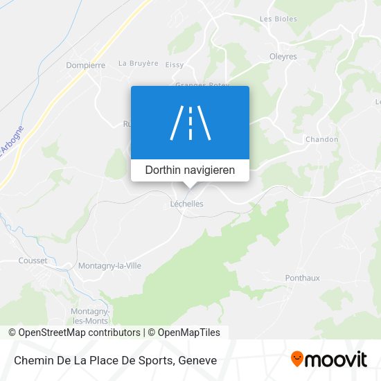 Chemin De La Place De Sports Karte
