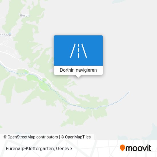 Fürenalp-Klettergarten Karte
