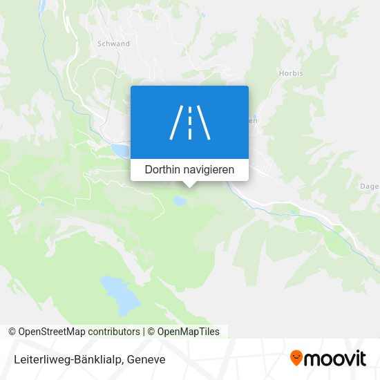 Leiterliweg-Bänklialp Karte