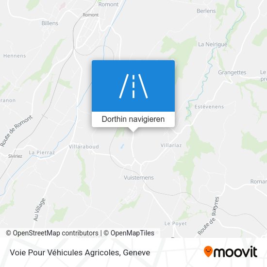 Voie Pour Véhicules Agricoles Karte