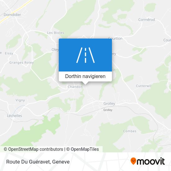 Route Du Guéravet Karte