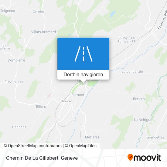 Chemin De La Gillabert Karte