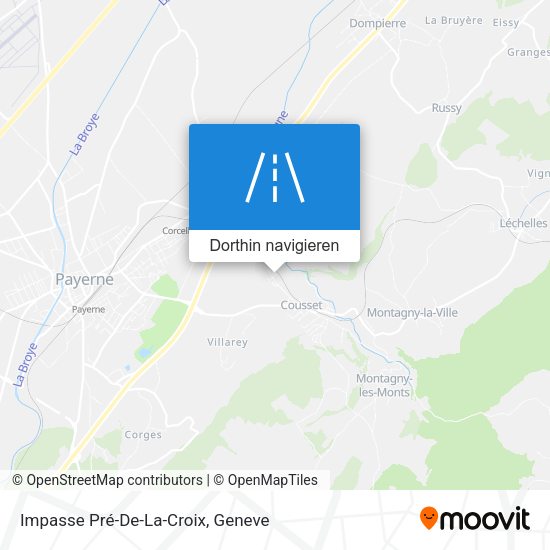 Impasse Pré-De-La-Croix Karte