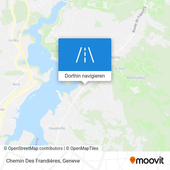 Chemin Des Frandières Karte