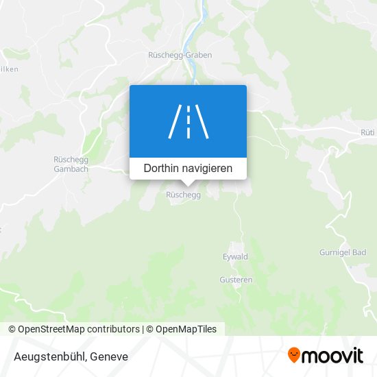 Aeugstenbühl Karte