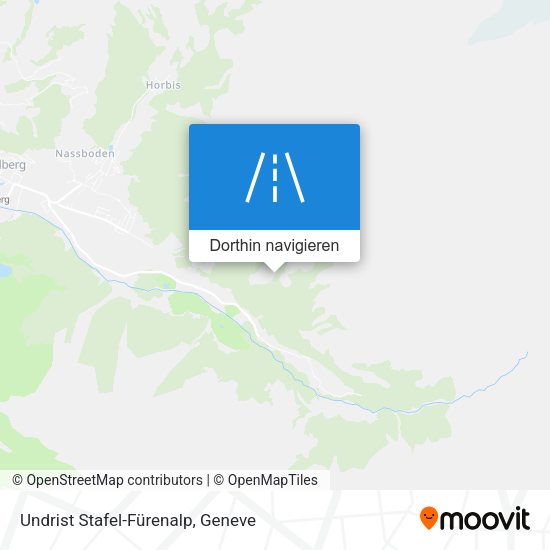 Undrist Stafel-Fürenalp Karte