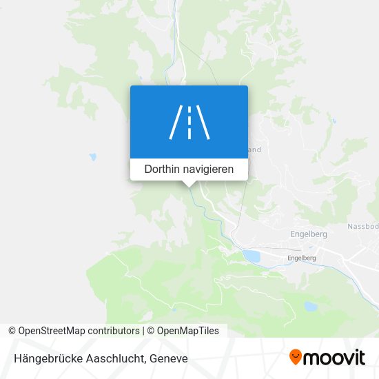 Hängebrücke Aaschlucht Karte