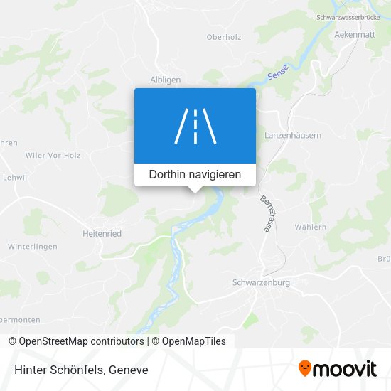 Hinter Schönfels Karte