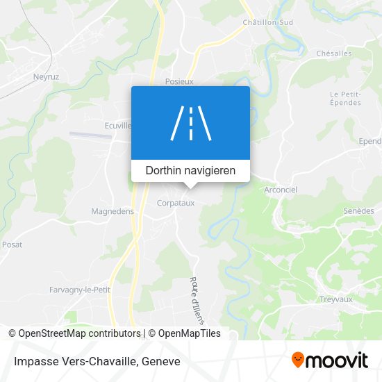 Impasse Vers-Chavaille Karte