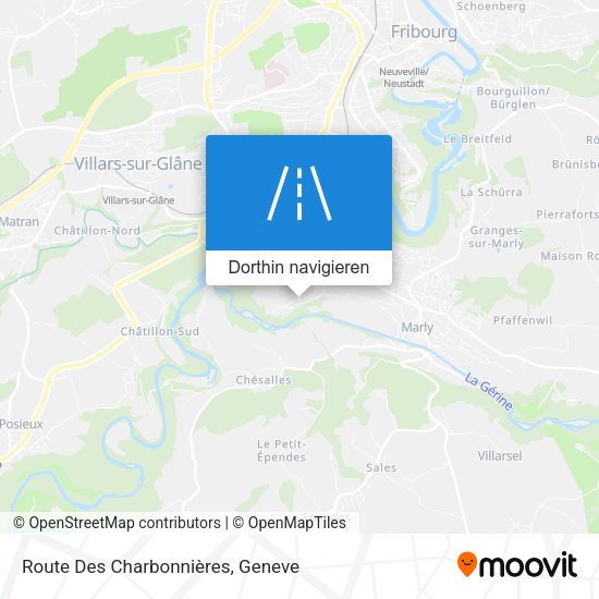 Route Des Charbonnières Karte