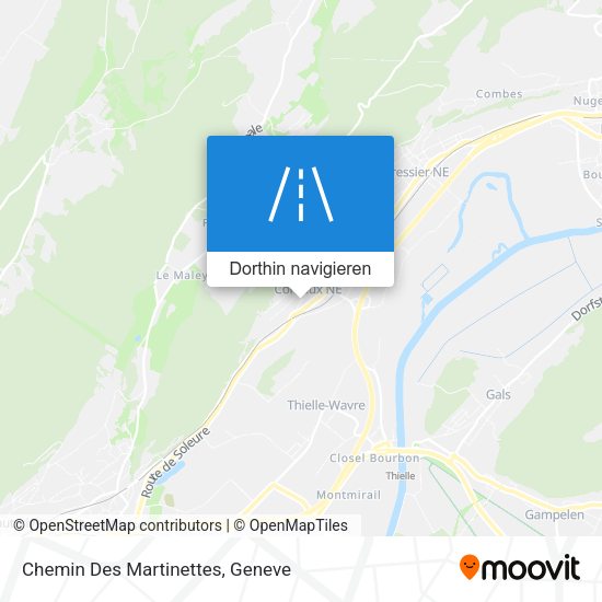 Chemin Des Martinettes Karte