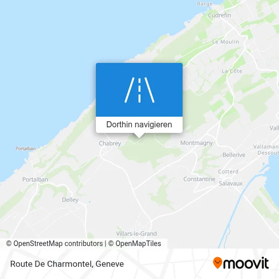 Route De Charmontel Karte