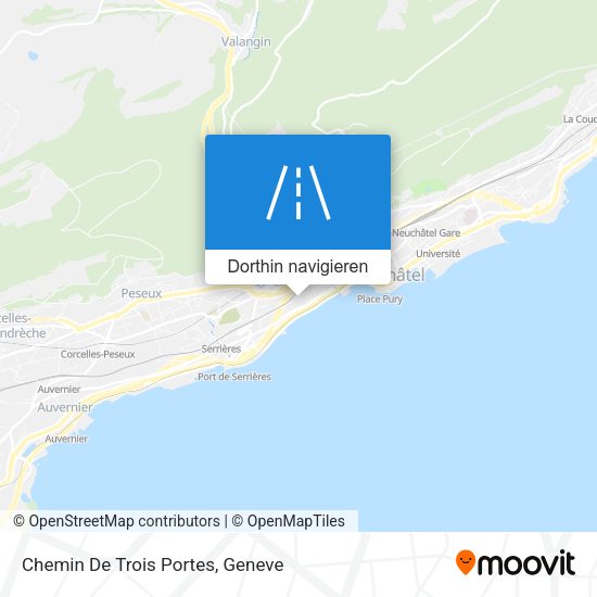 Chemin De Trois Portes Karte