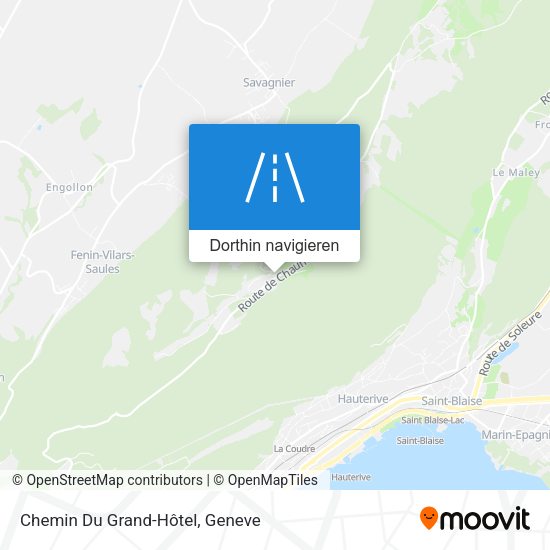 Chemin Du Grand-Hôtel Karte