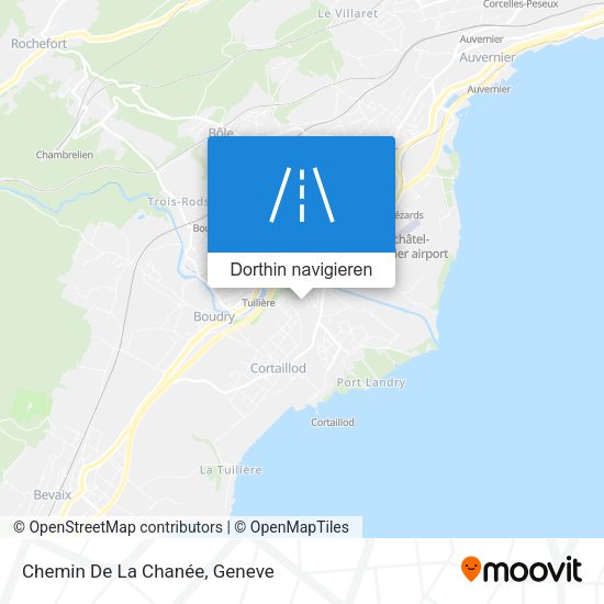 Chemin De La Chanée Karte