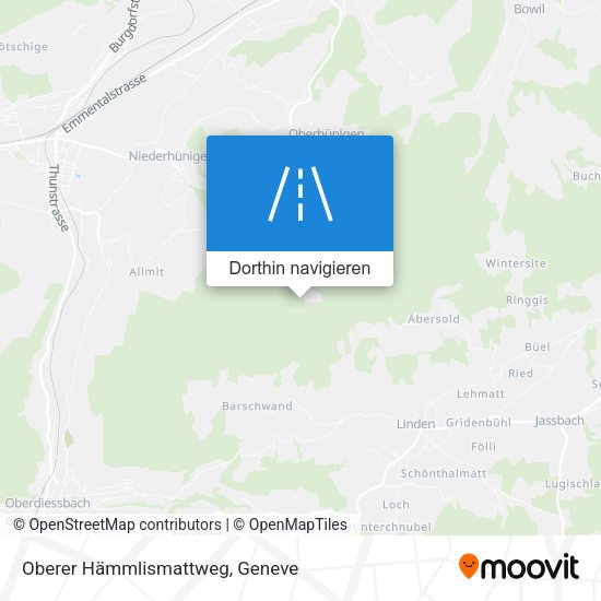 Oberer Hämmlismattweg Karte