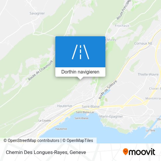 Chemin Des Longues-Rayes Karte