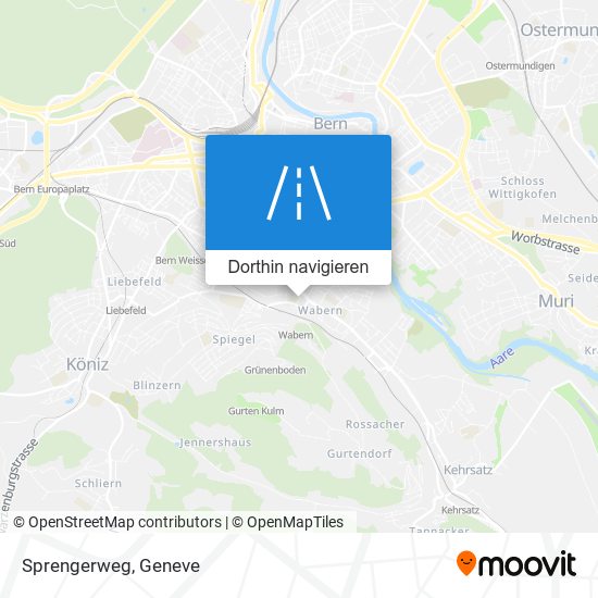 Sprengerweg Karte