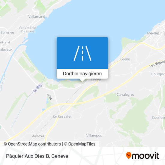 Pâquier Aux Oies B Karte