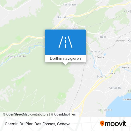 Chemin Du Plan Des Fosses Karte