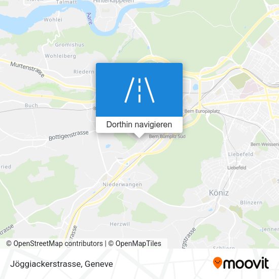 Jöggiackerstrasse Karte