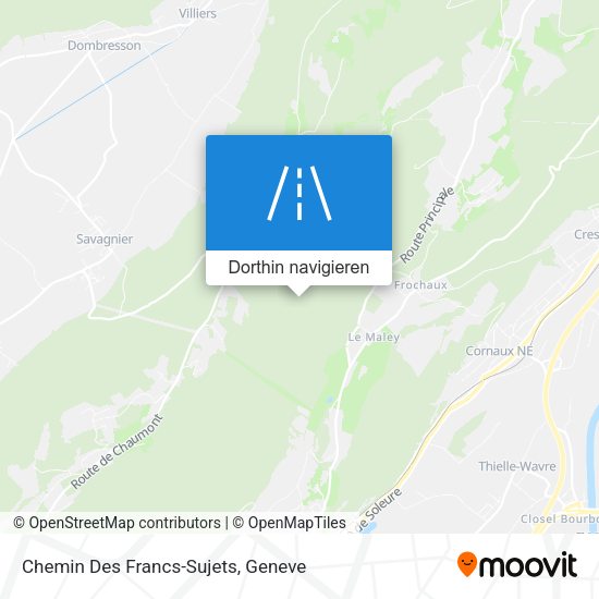 Chemin Des Francs-Sujets Karte