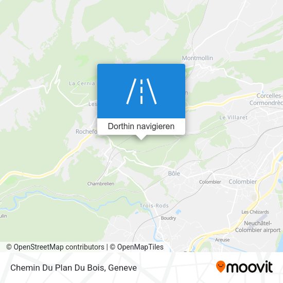Chemin Du Plan Du Bois Karte