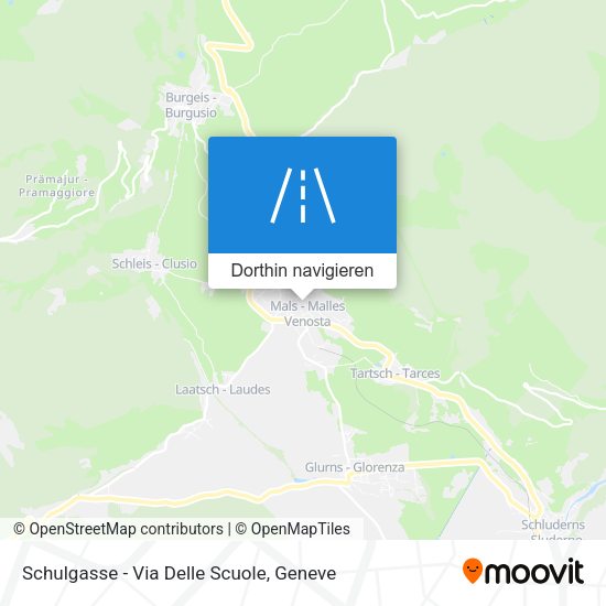 Schulgasse - Via Delle Scuole Karte