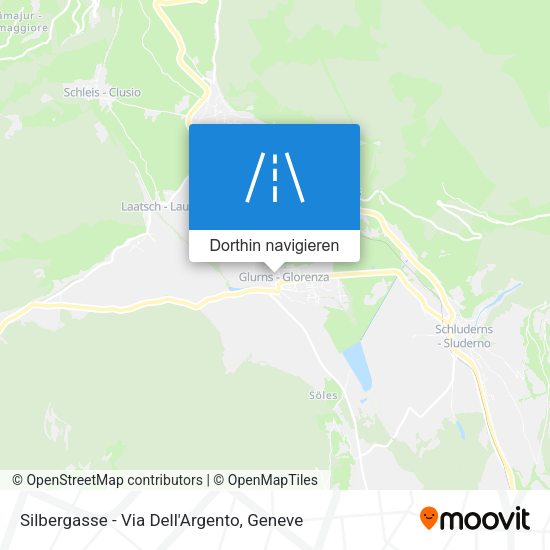 Silbergasse - Via Dell'Argento Karte