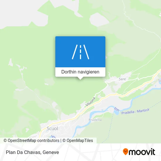 Plan Da Chavas Karte