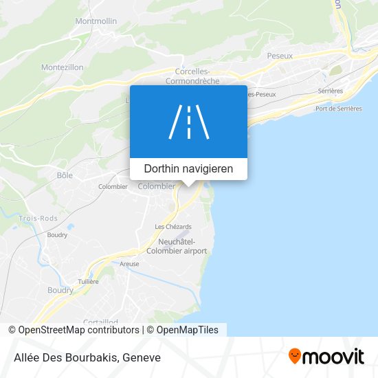 Allée Des Bourbakis Karte
