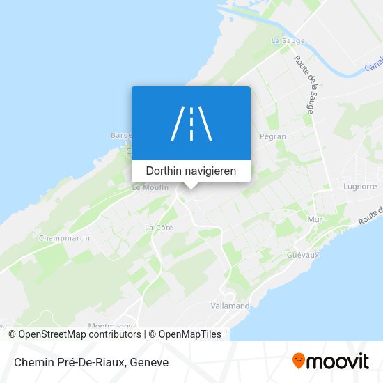 Chemin Pré-De-Riaux Karte
