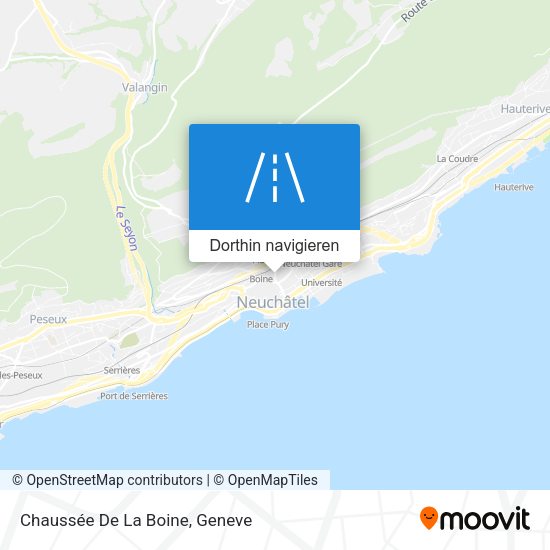 Chaussée De La Boine Karte