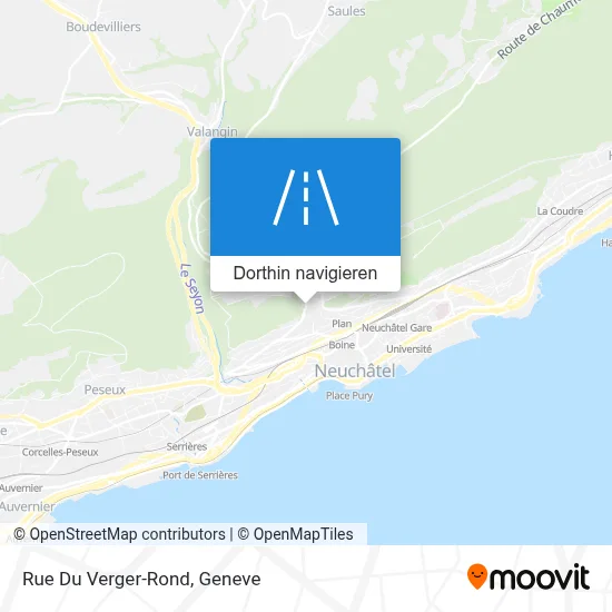 Rue Du Verger-Rond Karte