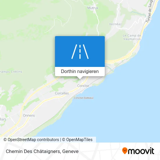 Chemin Des Châtaigners Karte