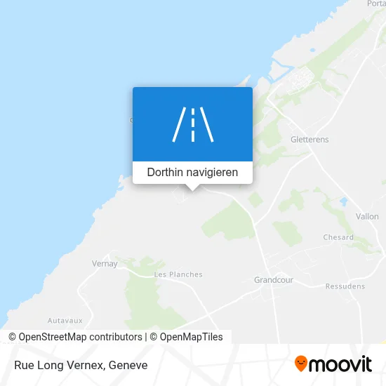 Rue Long Vernex Karte