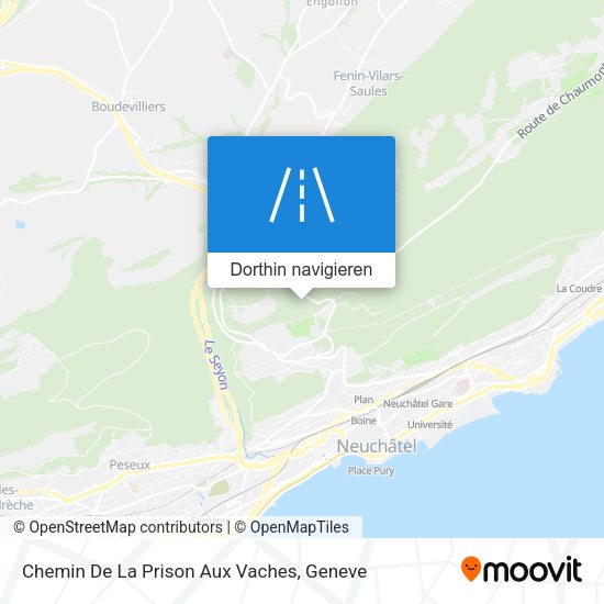 Chemin De La Prison Aux Vaches Karte
