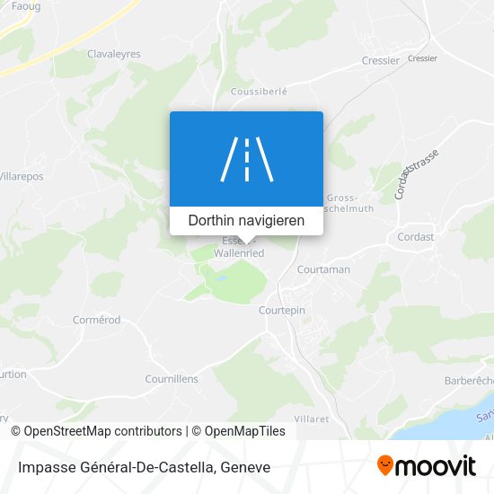 Impasse Général-De-Castella Karte
