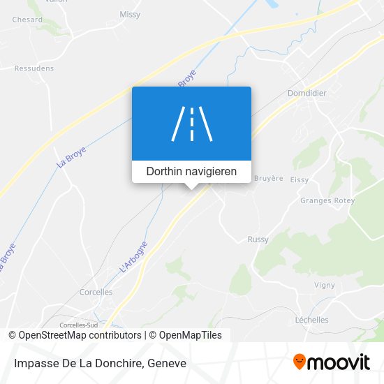 Impasse De La Donchire Karte