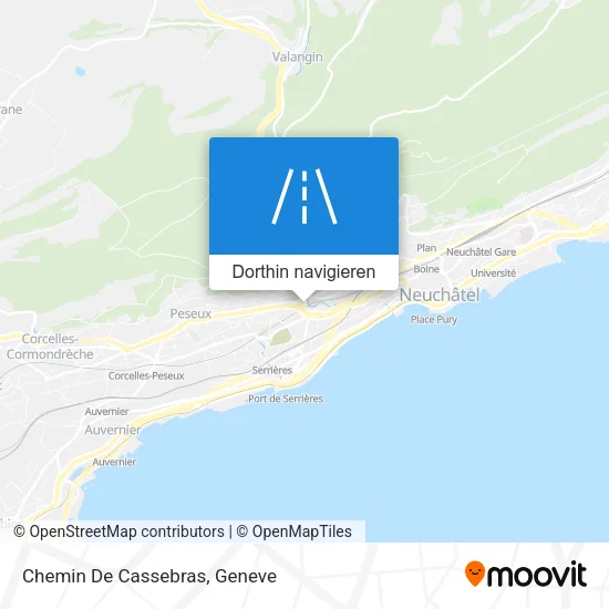 Chemin De Cassebras Karte