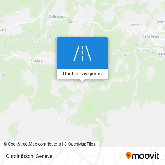 Curdinätsch Karte