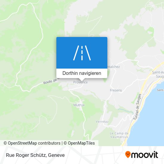 Rue Roger Schütz Karte
