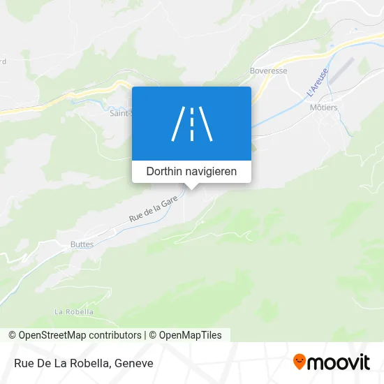 Rue De La Robella Karte