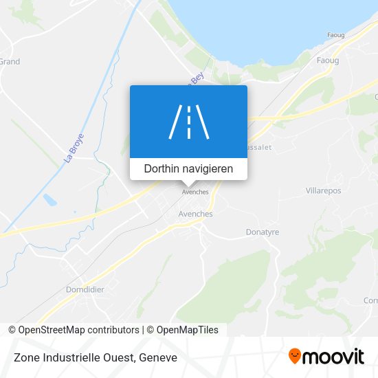 Zone Industrielle Ouest Karte