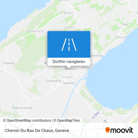 Chemin Du Bas De Chaux Karte