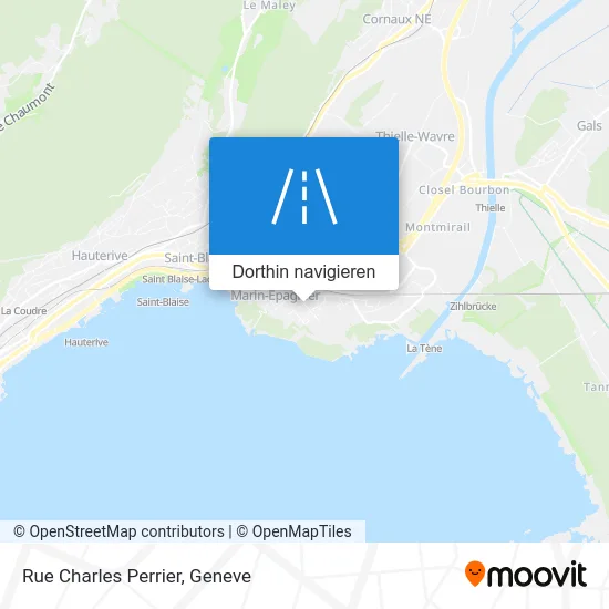 Rue Charles Perrier Karte