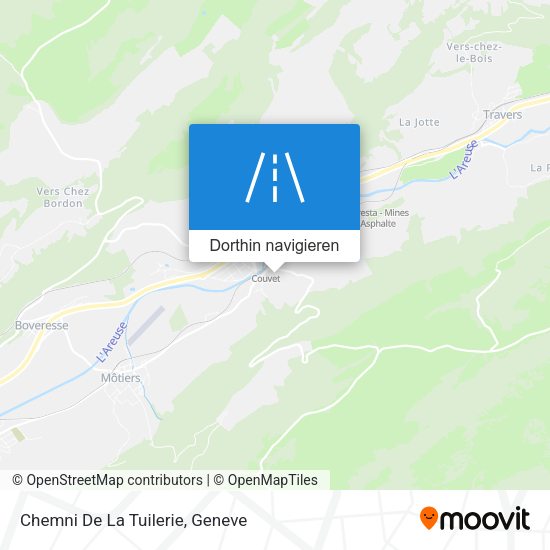Chemni De La Tuilerie Karte